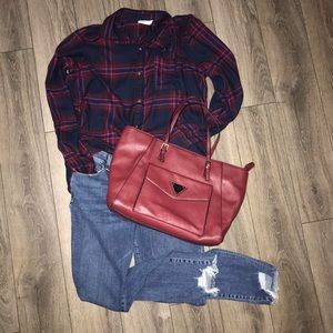 Plaid Hollister shirt